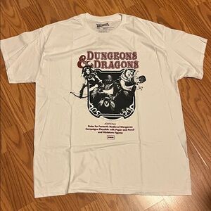Dungeons & Dragons Book 3 White T-Shirt Mens large Episode X NWOT
